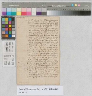 Schuldbrief des Hospitals zu Siegen.