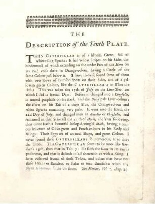 The Description of the Tenth Plate