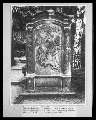 Kreuzweg von der Spitalkirche Lichtenfels nach Vierzehnheiligen — 4. Station: Geißelung Christi