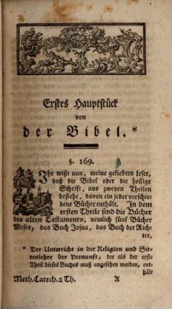 Johann Bernhard Basedows, Königl. Dän. Profess., Methodischer Unterricht der Jugend in der Religion und Sittenlehre der Vernunft : nach dem in der Philalethie angegebenen Plane, 2