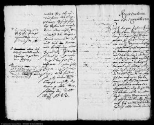 Gesuchte Konzession zur Anlegung einer Papiermühle durch Johann Richter zu Dornau