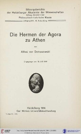 Die Hermen der Agora zu Athen
