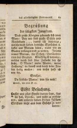 61-79, Besuchung 11 bis 15.