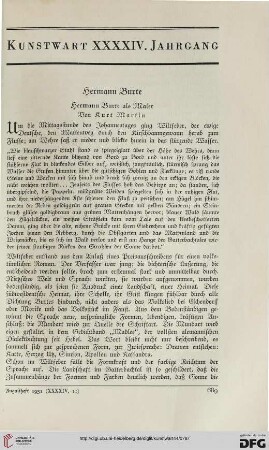 Hermann Burte als Maler