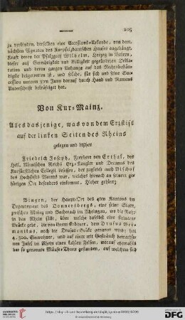 Von Kur-Mainz