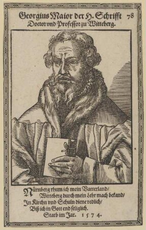 Bildnis des Georgius Maior