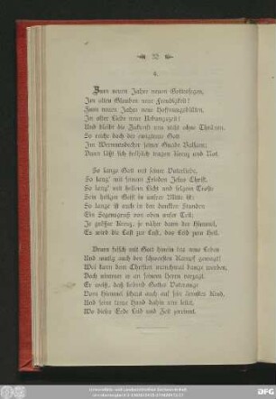 4. [Zum neuen Jahre neuen Gottessegen]