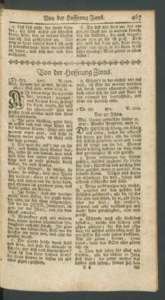 Von der Hoffnung Zions