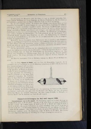 Himmelserscheinungen im Juli und August 1896.