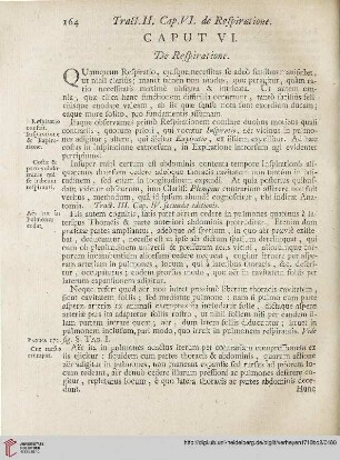Caput VI: De Respiratione