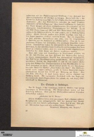 Die Schlacht in Lothringen