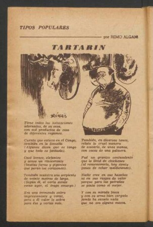 Tartarín : Tipos populares