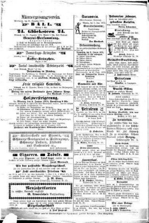 Fürther Tagblatt : General-Anzeiger für Fürth und Umgegend. 1873, 7/12
