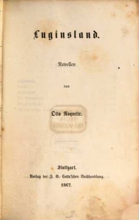 Luginsland : Novellen