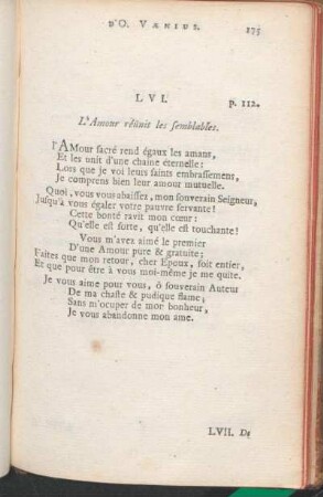 LVI. L'Amour réunit les semblables.
