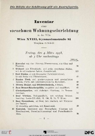 Inventar (Nr.1-258)