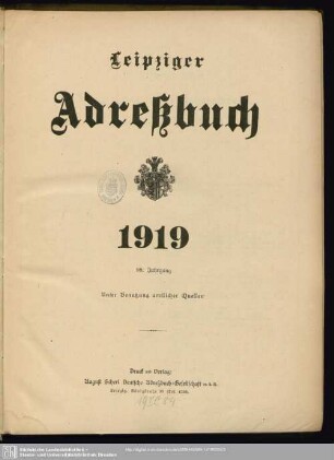 98.1919: Leipziger Adreß-Buch