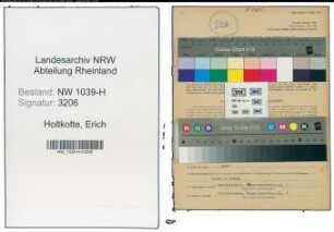 Entnazifizierung Erich Holtkotte , geb. 08.04.1921 (Polizist)