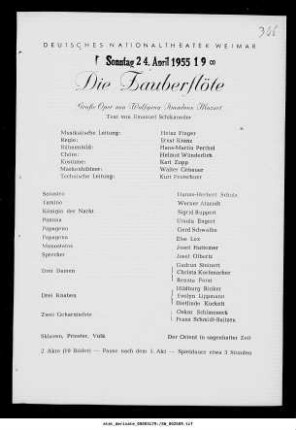 Die Zauberflöte