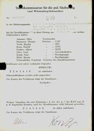 Pietsch, Walter