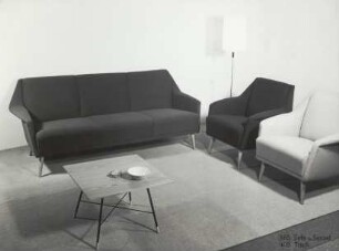 Walter Knoll Sitzgarnitur "385" und Tisch "408" von Carlo de Carli