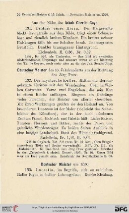 [Deutscher Meister des 16. Jahrhunderts - van Dyck]