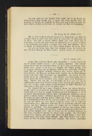 Am Rjong, den 25. Oktober 1905.