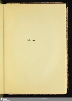 Sakrow