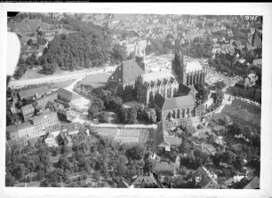 Erfurt, Dom und Severikirche von Südwesten