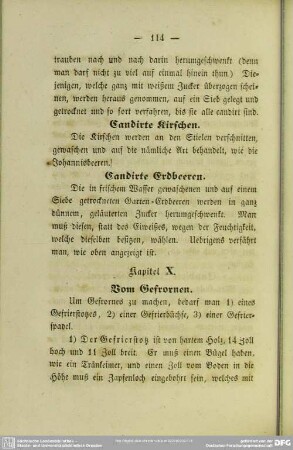 Kapitel X. Vom Gefrornen