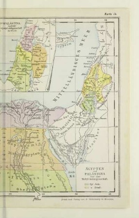 Ägypten und Palästina vor der Babyl. Gefangenschaft