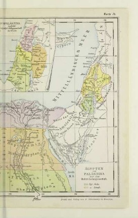 Ägypten und Palästina vor der Babyl. Gefangenschaft