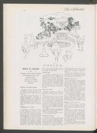 Cocina : Minuta de Almuerzo