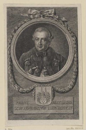 Bildnis des Franz Balthasar Schoenenberg von Brenckenhoff