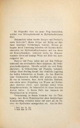 Das Beta-Hydrindon : ein neuer Beitrag zur Synthese von Hydrinden-Derivaten
