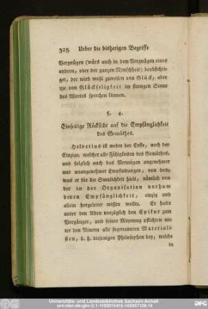 §. 4. Einseitige Rücksicht auf die Empfänglichkeit des Gemüthes.