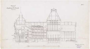 Stadttheater, Rostock: Längsschnitt