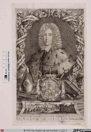 Bildnis Carl Joseph Ignaz (von Lothringen), 1711-15 Kurfürst u. Erzbischof von Trier