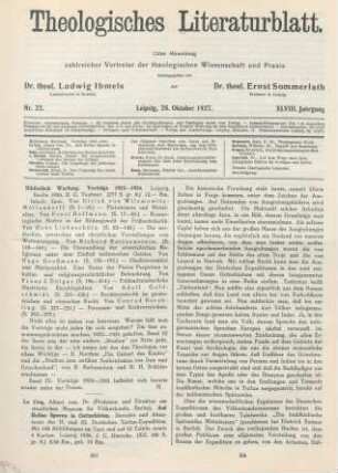 353-355 [Rezension] Le Coq, Albert von, Auf Hellas Spuren in Ostturkistan
