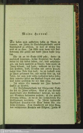 Meine Herren!