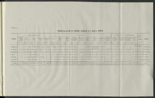 Belastung durch die Unfälle während des Jahres 1909.