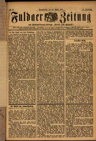 Ausgabe vom Donnerstag, den 23. April 1896.
