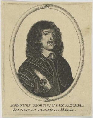 Bildnis des Iohannes Georgivs II. Dux Saxoniae
