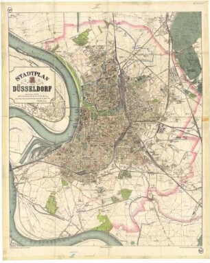 Stadtplan von Düsseldorf
