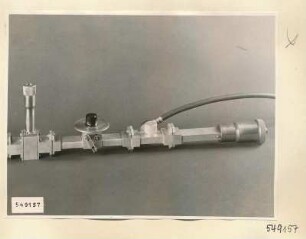 Detektor-Messeinrichtung Detektor-Messeinrichtung Typ Nr. 06.89001.1, Brücke, Teilansicht, Foto 1954
