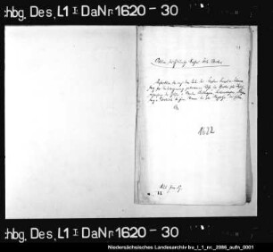 Regierungsantritt und Besitzergreifung der Grafschaft durch Graf Jobst Hermann zu Holstein-Schaumburg