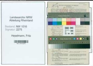 Entnazifizierung Fritz Heselmann , geb. 01.06.1897 (Landwirt)
