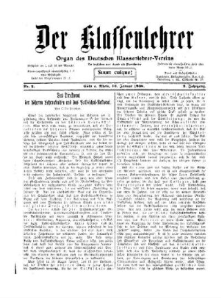 Das Direktorat der höheren Lehranstalten und das Volksschul-Rektorat