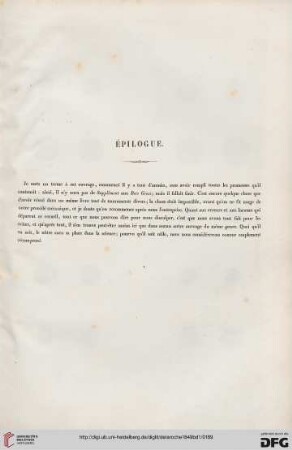 Épilogue