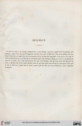 Épilogue